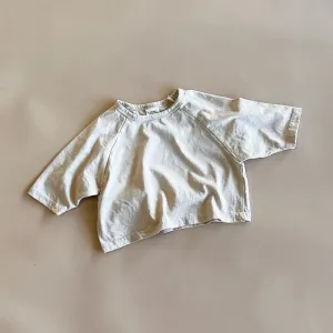 Ash Boxy Tee | Beige