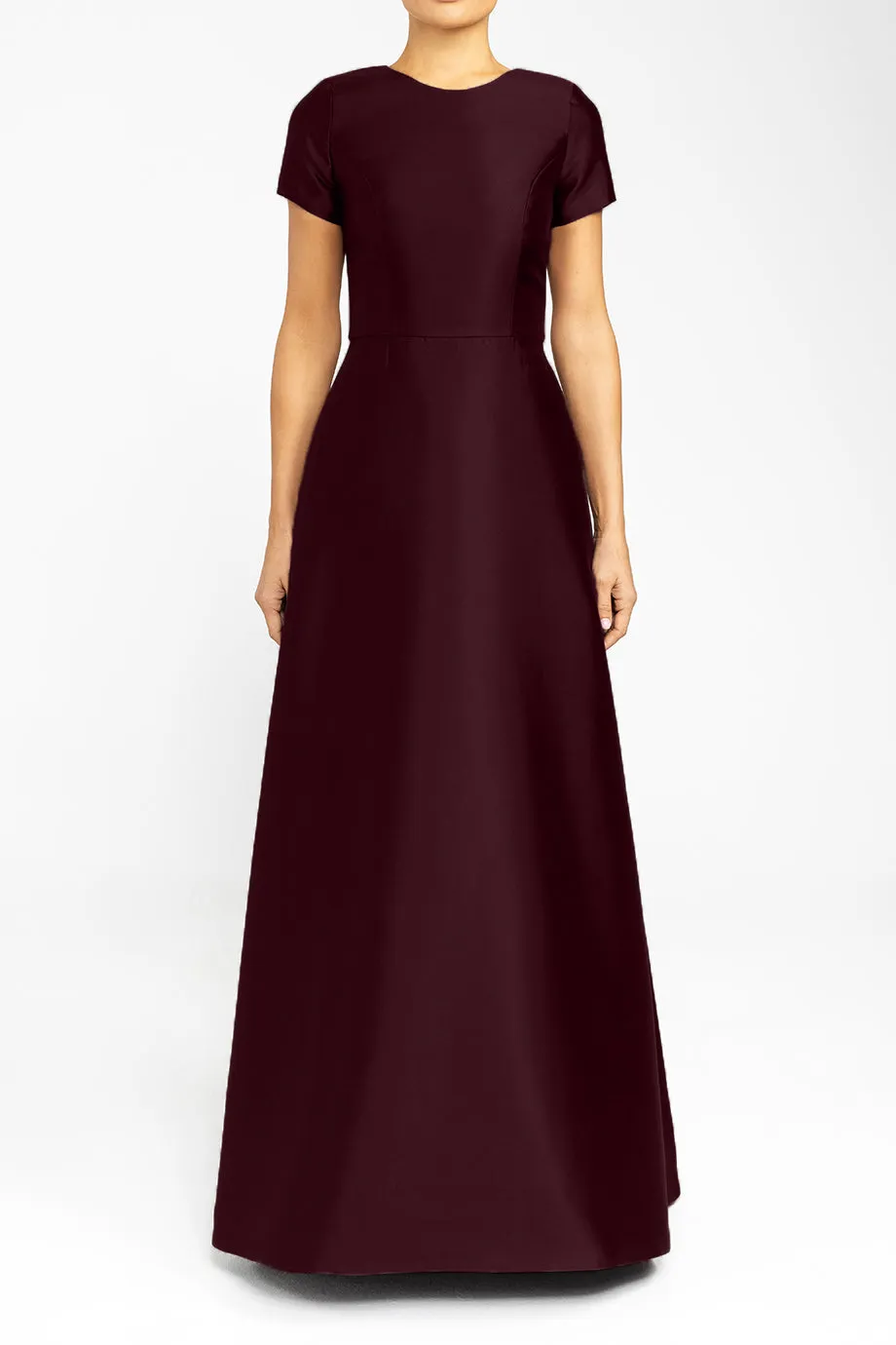 Caroline Silk and Wool A-Line Gown