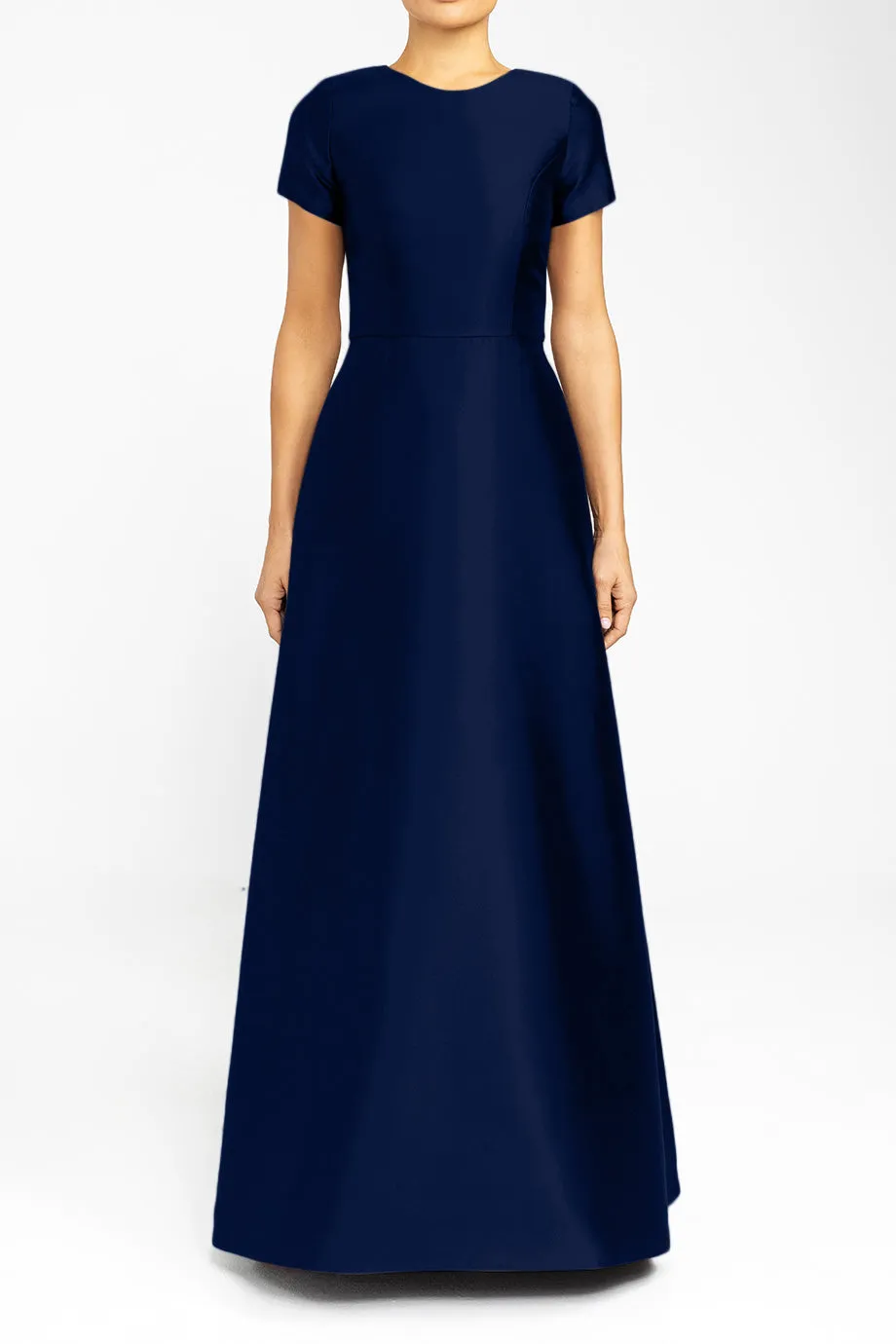 Caroline Silk and Wool A-Line Gown