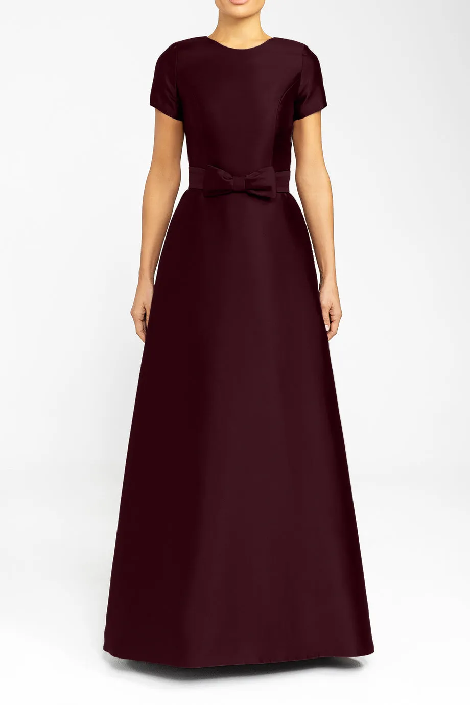 Caroline Silk and Wool A-Line Gown