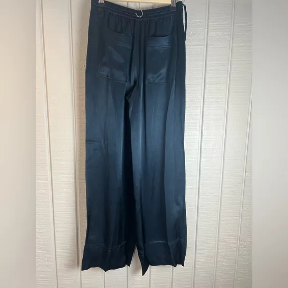 CLUB MONACO Satin Pajama wide leg lounge pantsSize XS