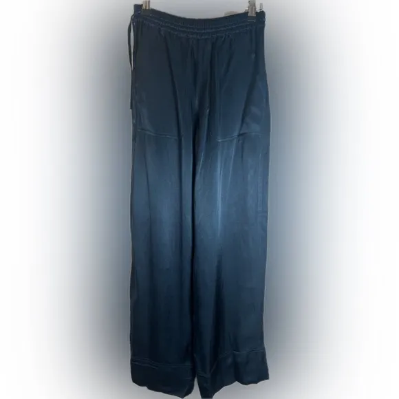 CLUB MONACO Satin Pajama wide leg lounge pantsSize XS