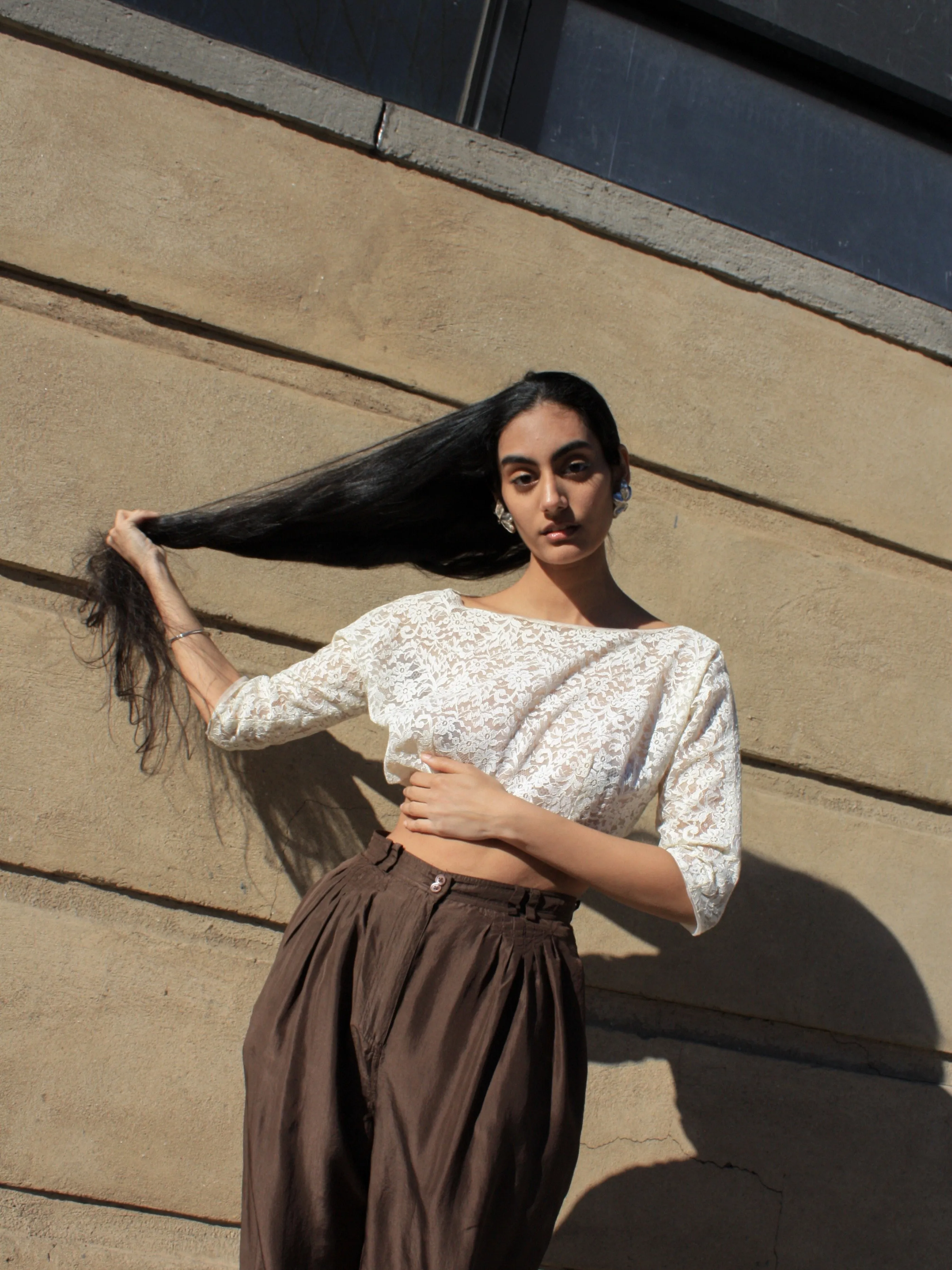 Cropped Lace Top