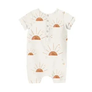 Effortless Shortie Bamboo Romper - Golden Hour