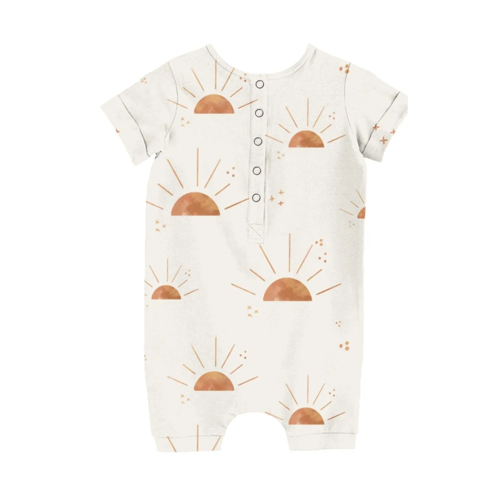 Effortless Shortie Bamboo Romper - Golden Hour
