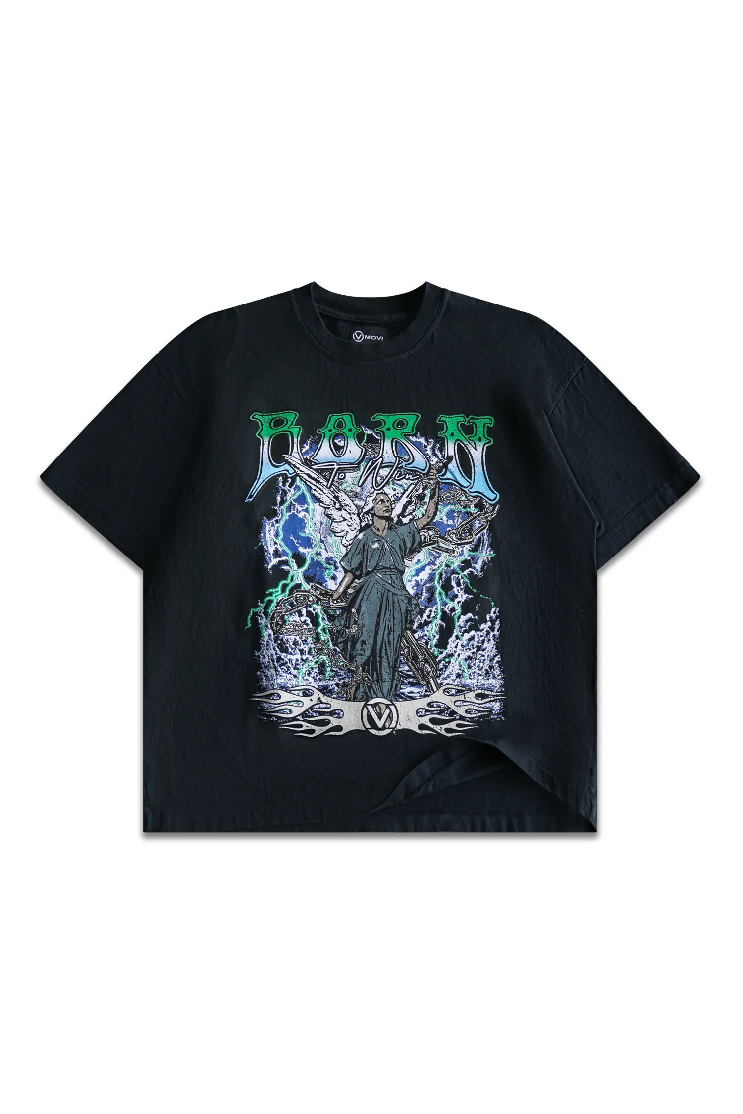 GENESIS RISING T-SHIRT - WASHED BLACK