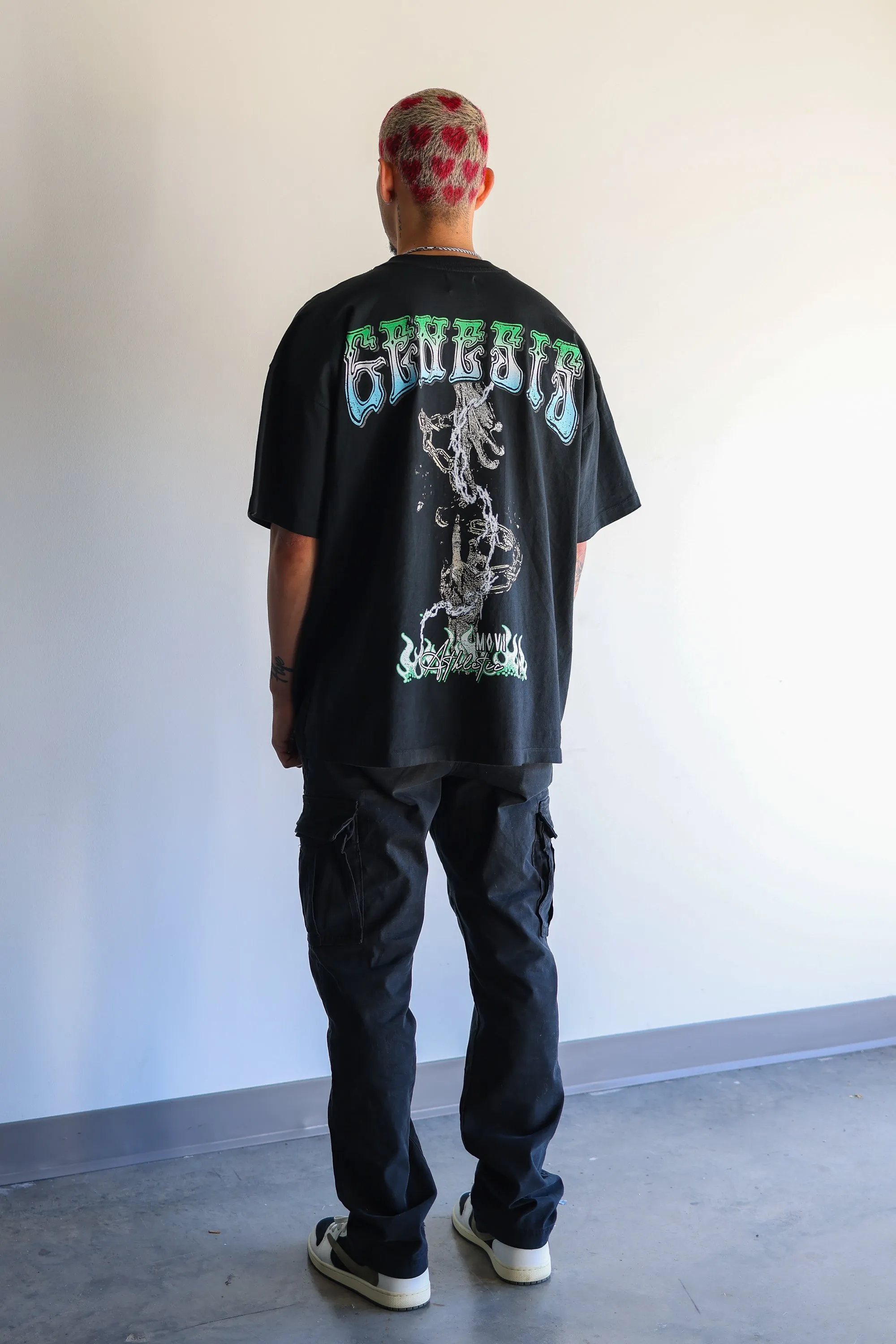GENESIS RISING T-SHIRT - WASHED BLACK