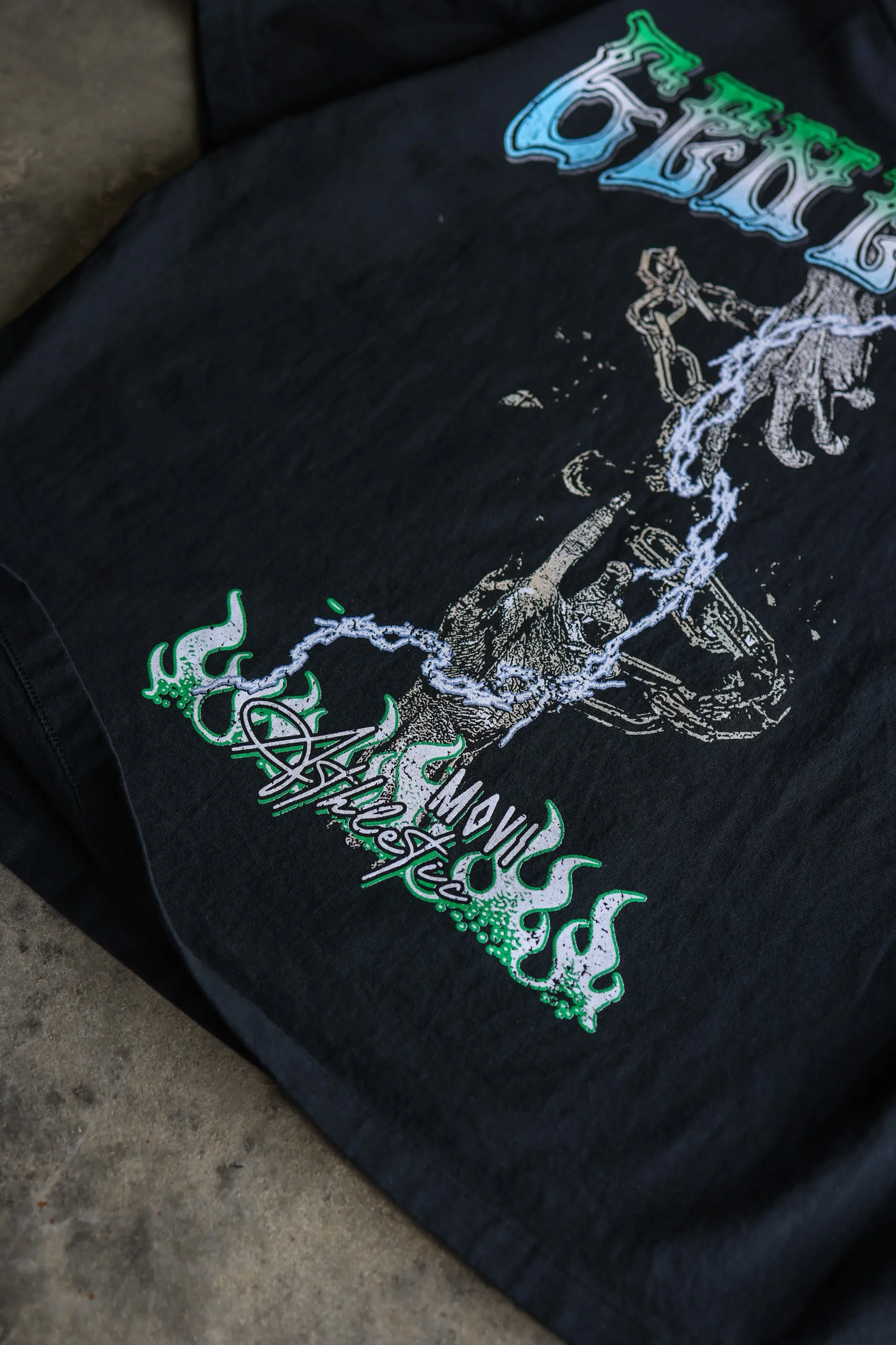GENESIS RISING T-SHIRT - WASHED BLACK