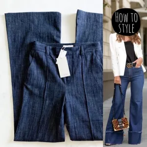 Joie Sylvana High Waist Flare in Dark Indigo Jeans