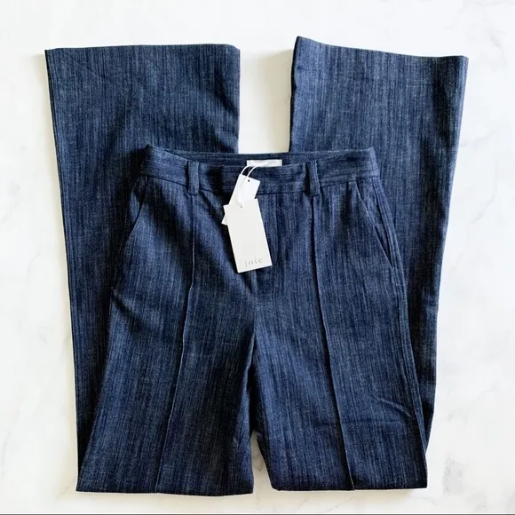 Joie Sylvana High Waist Flare in Dark Indigo Jeans