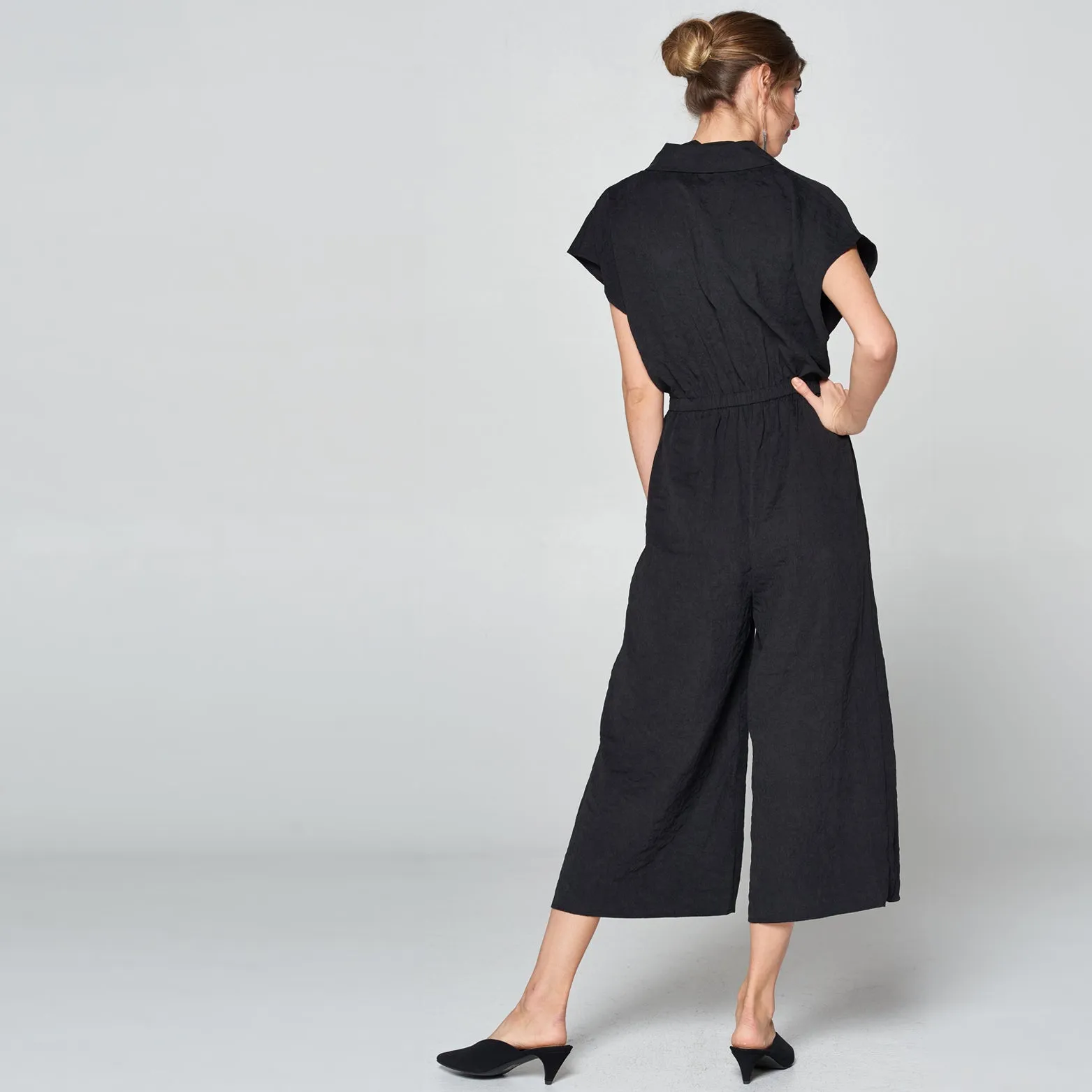 Kimono Cap Sleeve Jumpsuit