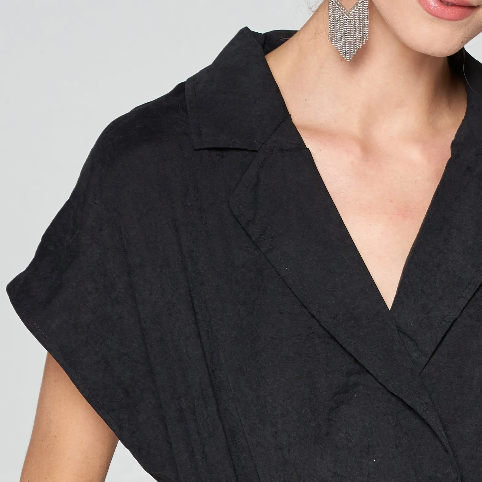 Kimono Cap Sleeve Jumpsuit