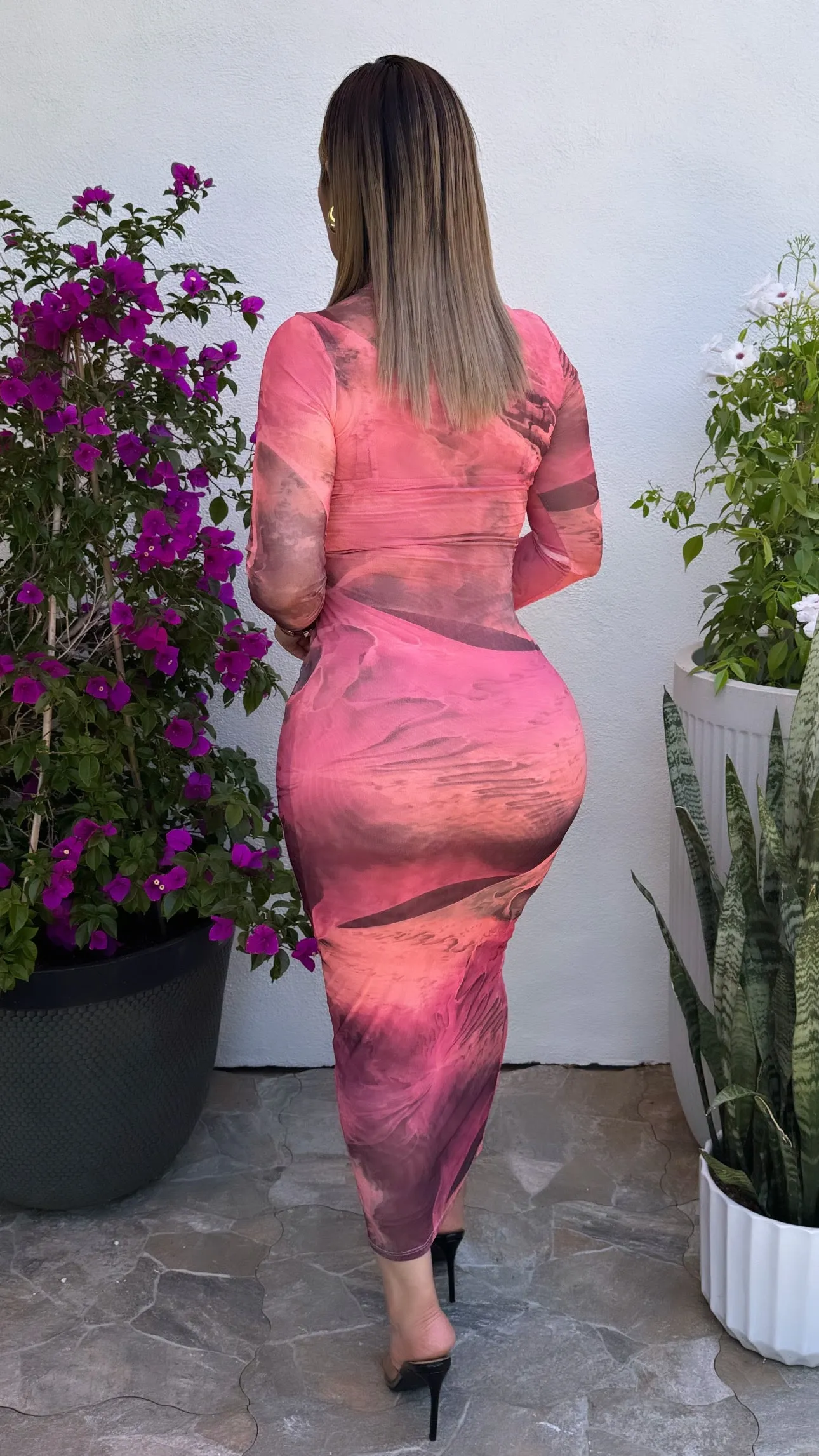LOVED BY YOU PINK DRESS