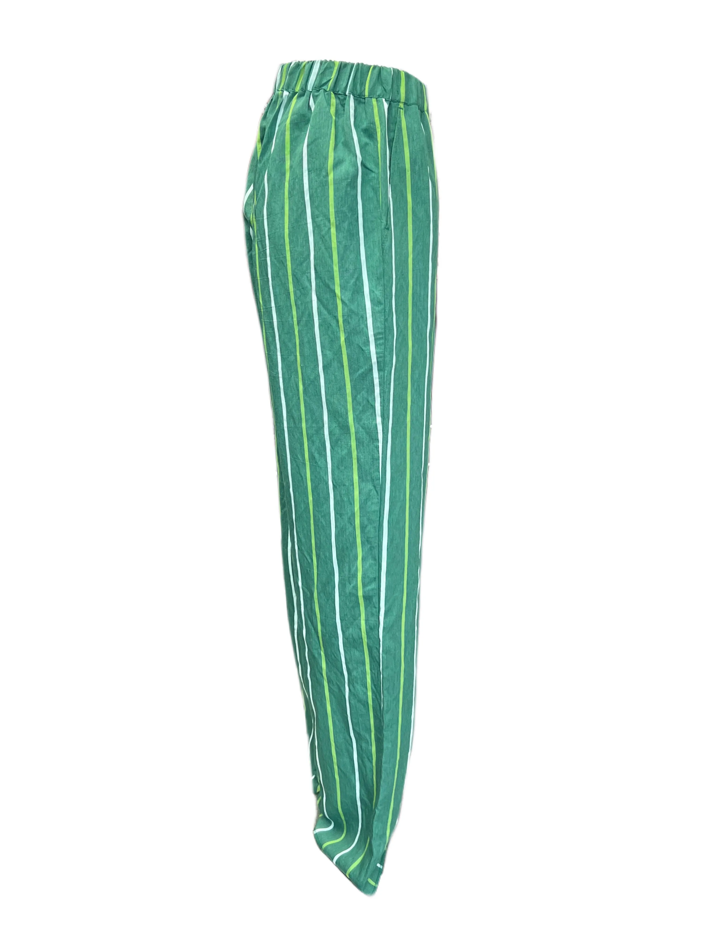 Marina Rinaldi Women's Green Retina Straight Leg Pants NWT