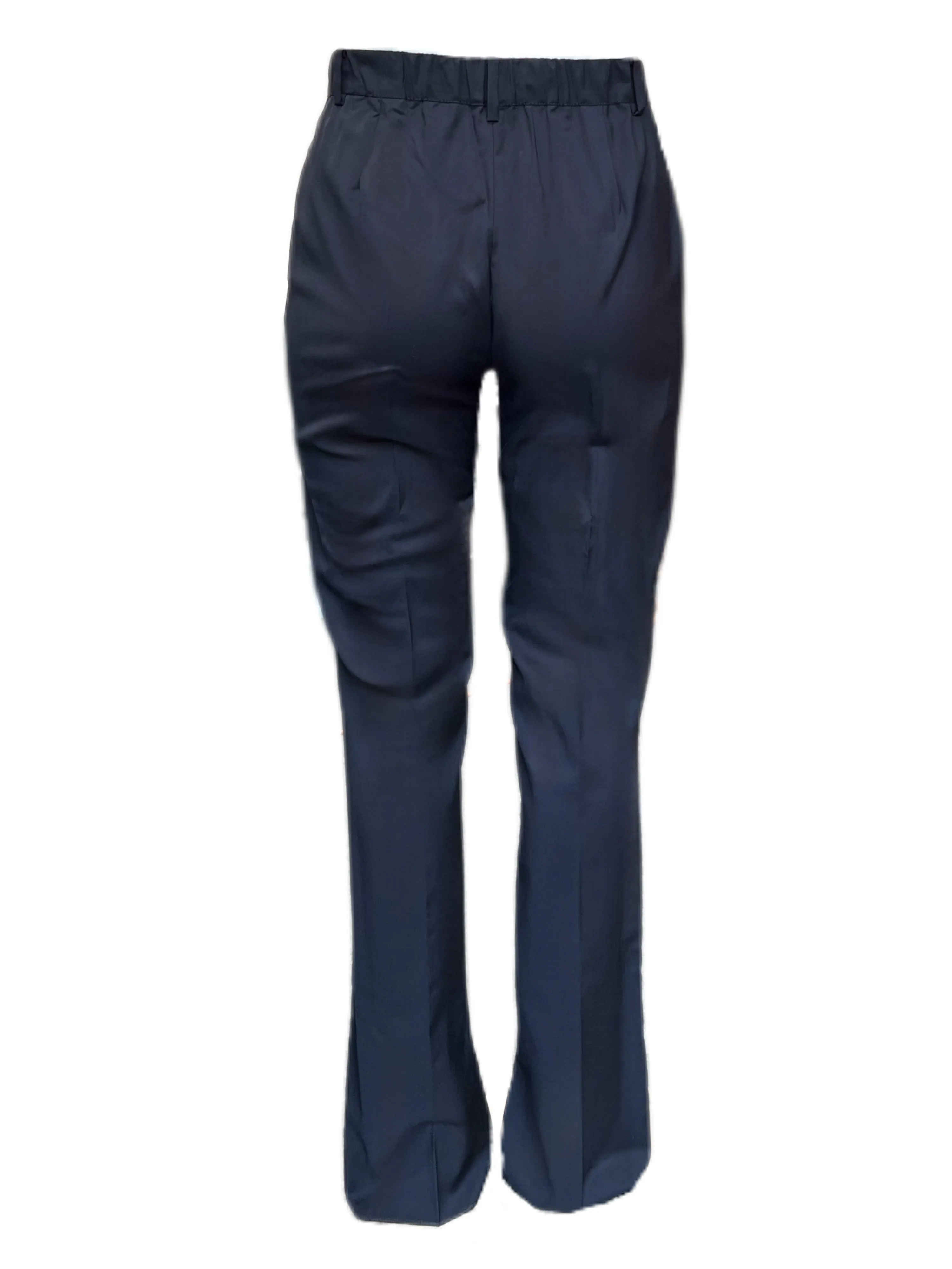 Marina Rinaldi Women's Navy Rilegare Straight Leg Pants Size 14W/23 NWT