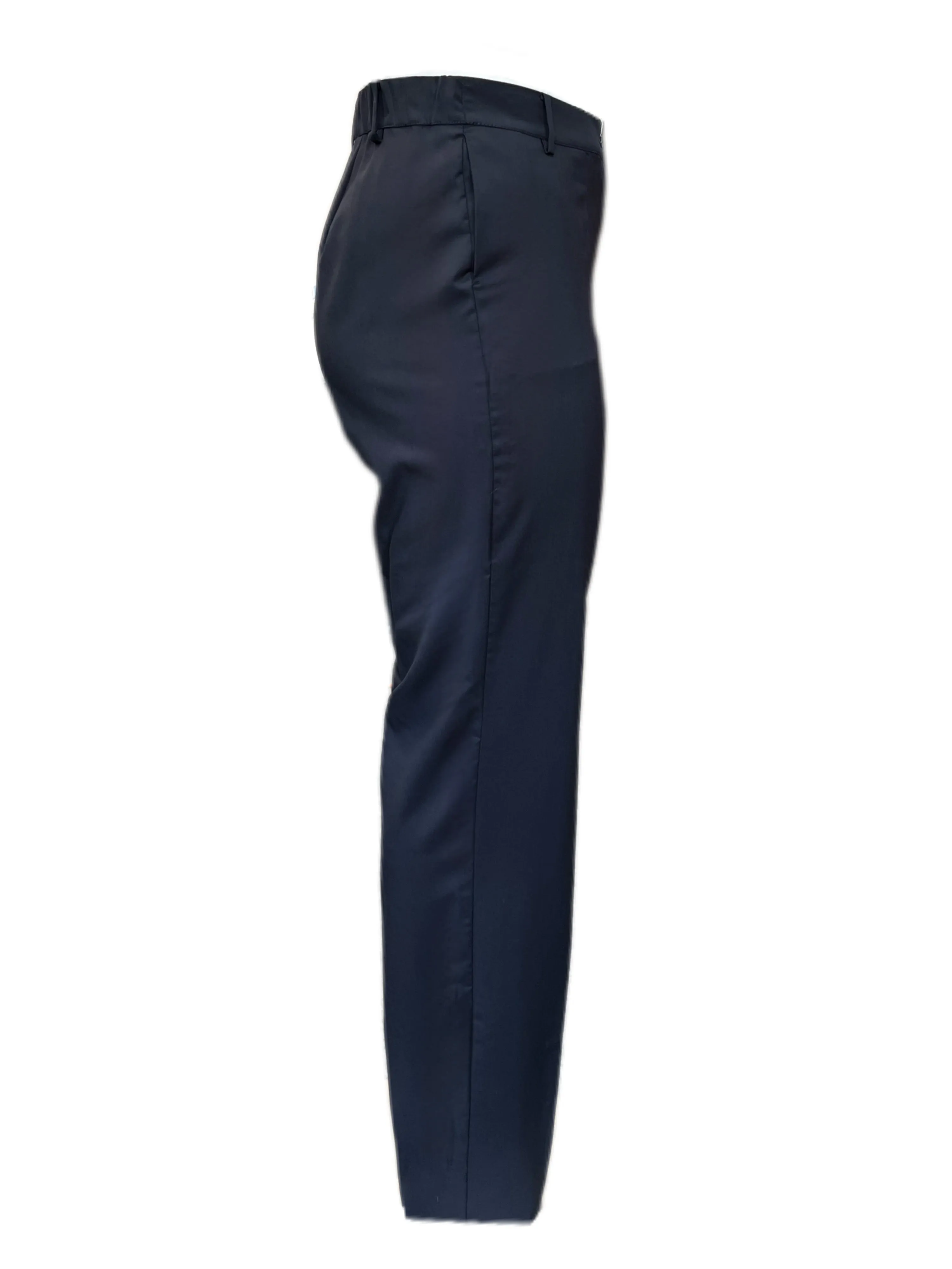 Marina Rinaldi Women's Navy Rilegare Straight Leg Pants Size 14W/23 NWT