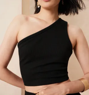 One Shoulder Cropped Top