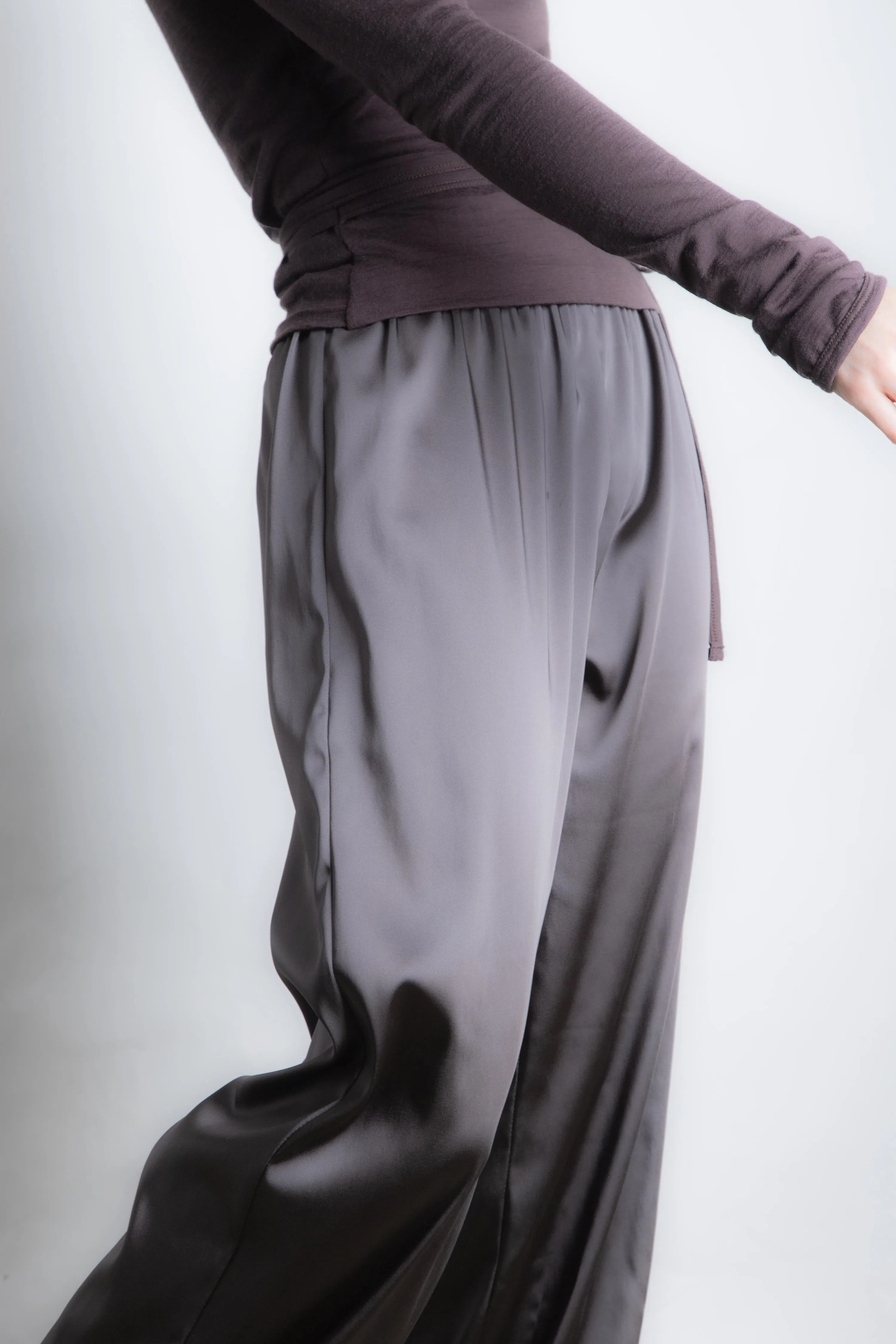 Pecchenino Satin Poolside Pant - RM Exclusive - Cocoa (PO)