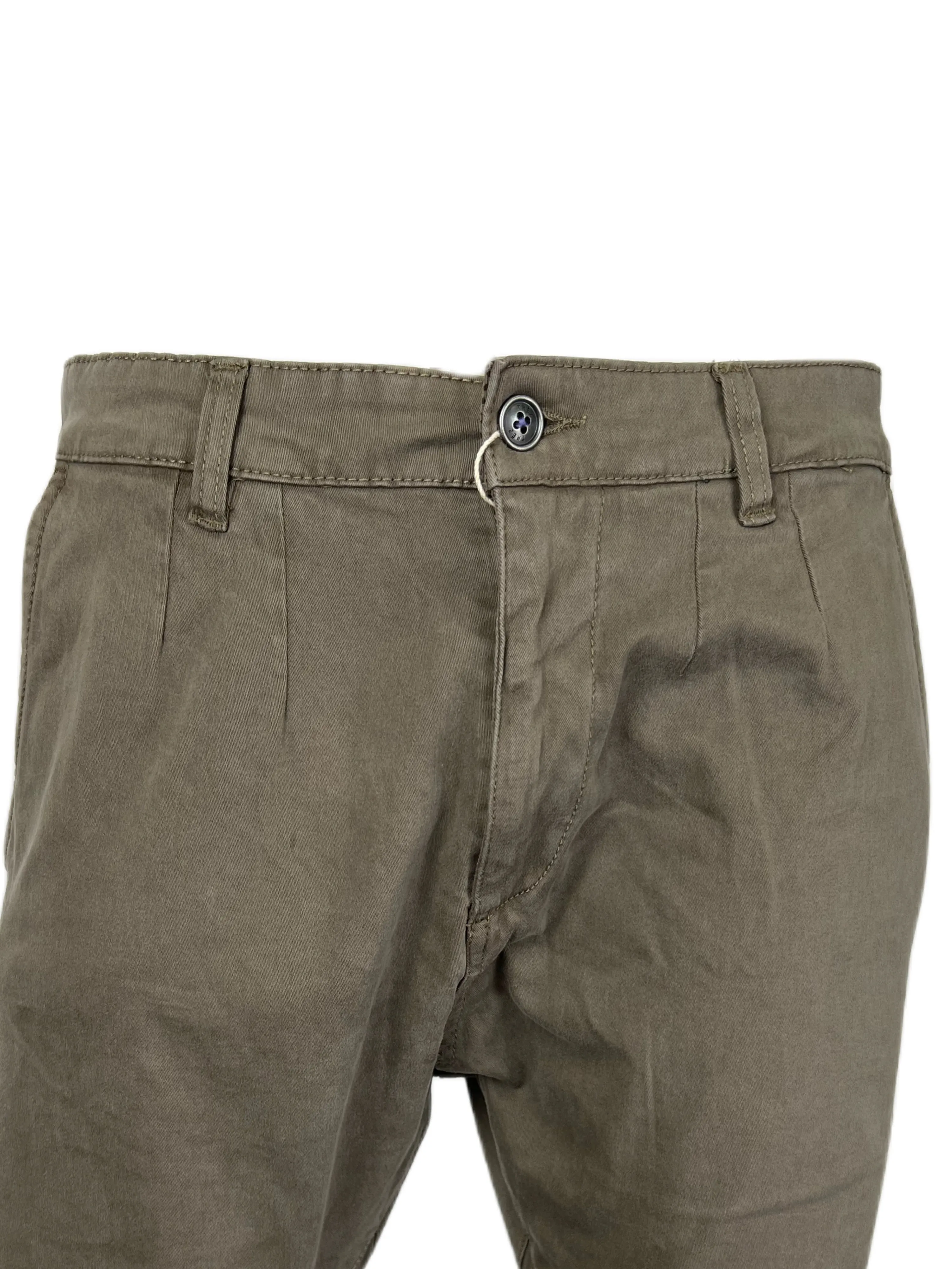 TREZ Men's Brown Straight Leg Chinos Pants Sz 36 NWT