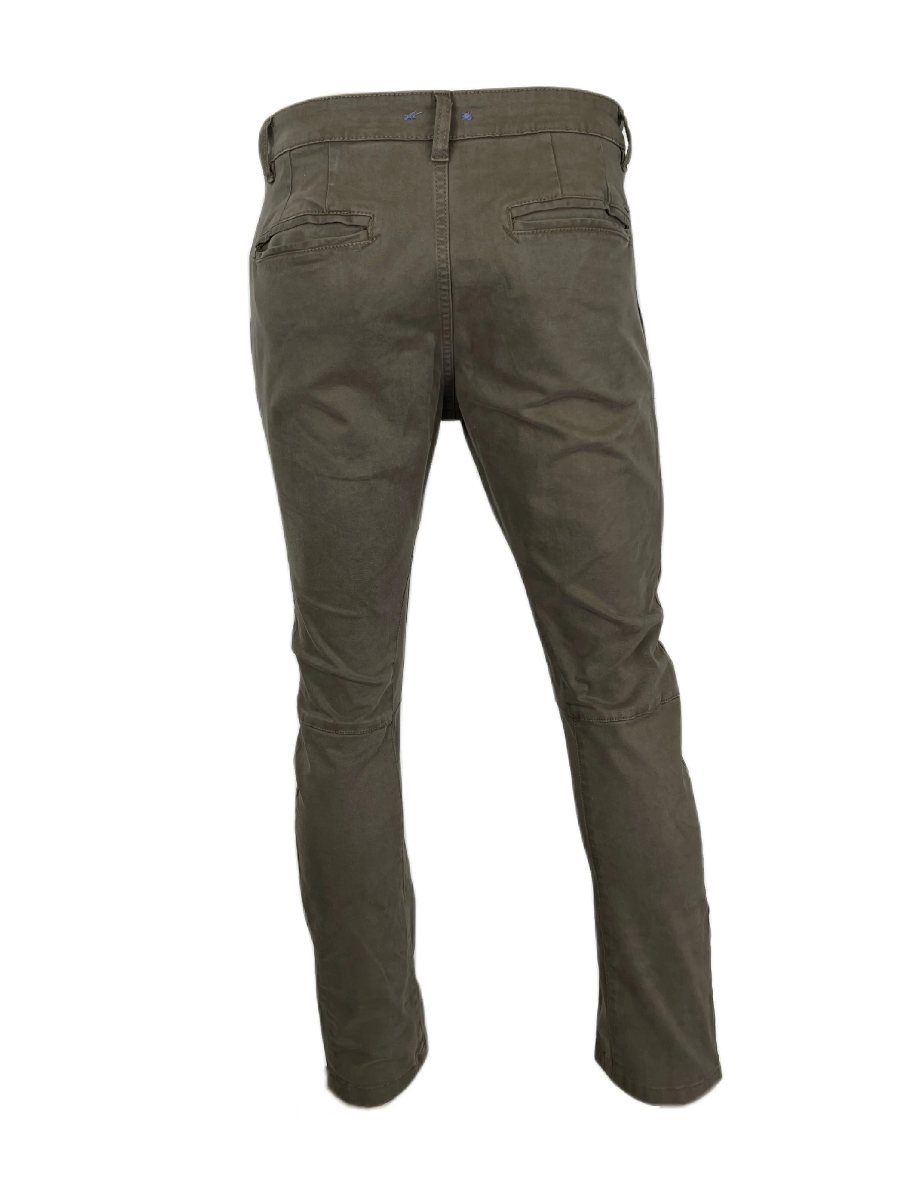 TREZ Men's Brown Straight Leg Chinos Pants Sz 36 NWT