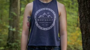 Women’s Tribal Circle Racerback Cropped Tank